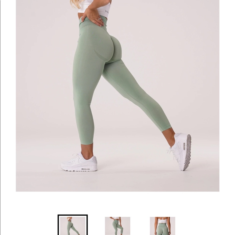 NVGTN Sage Green Curve Leggings